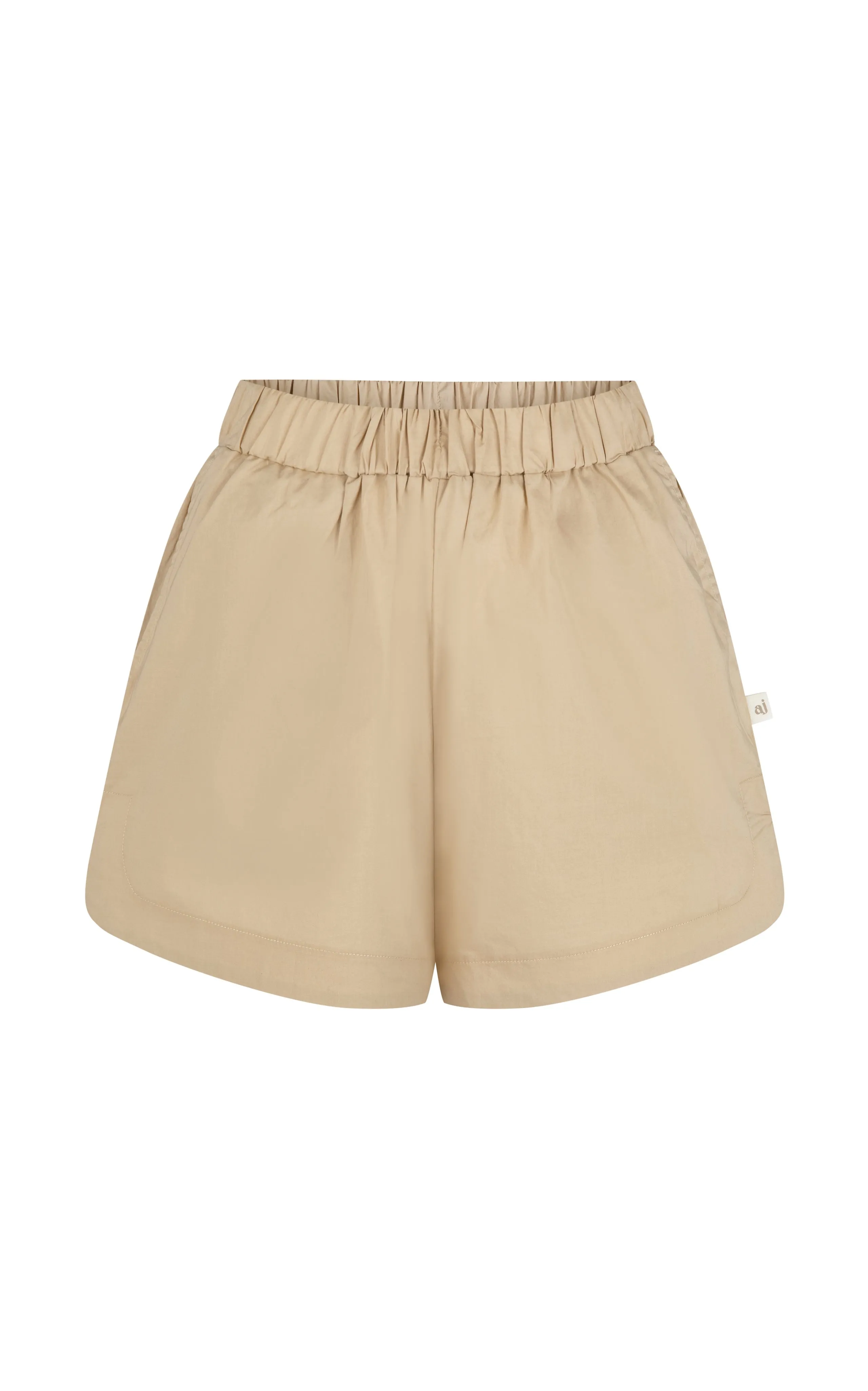 ARAMINTA JAMES Womens Coconut Cotton Shirt Set - Coffee
