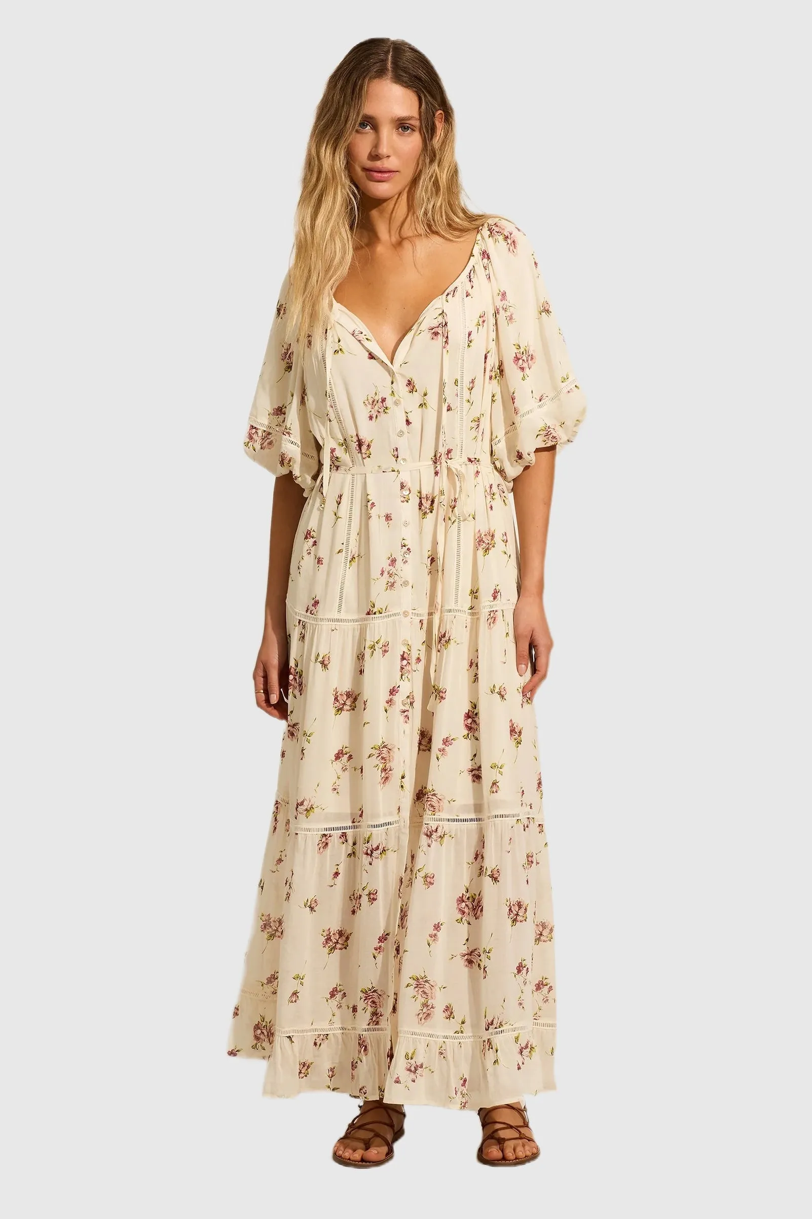 AUGUSTE THE LABEL Womens Alannah Maxi Dress - Ivory