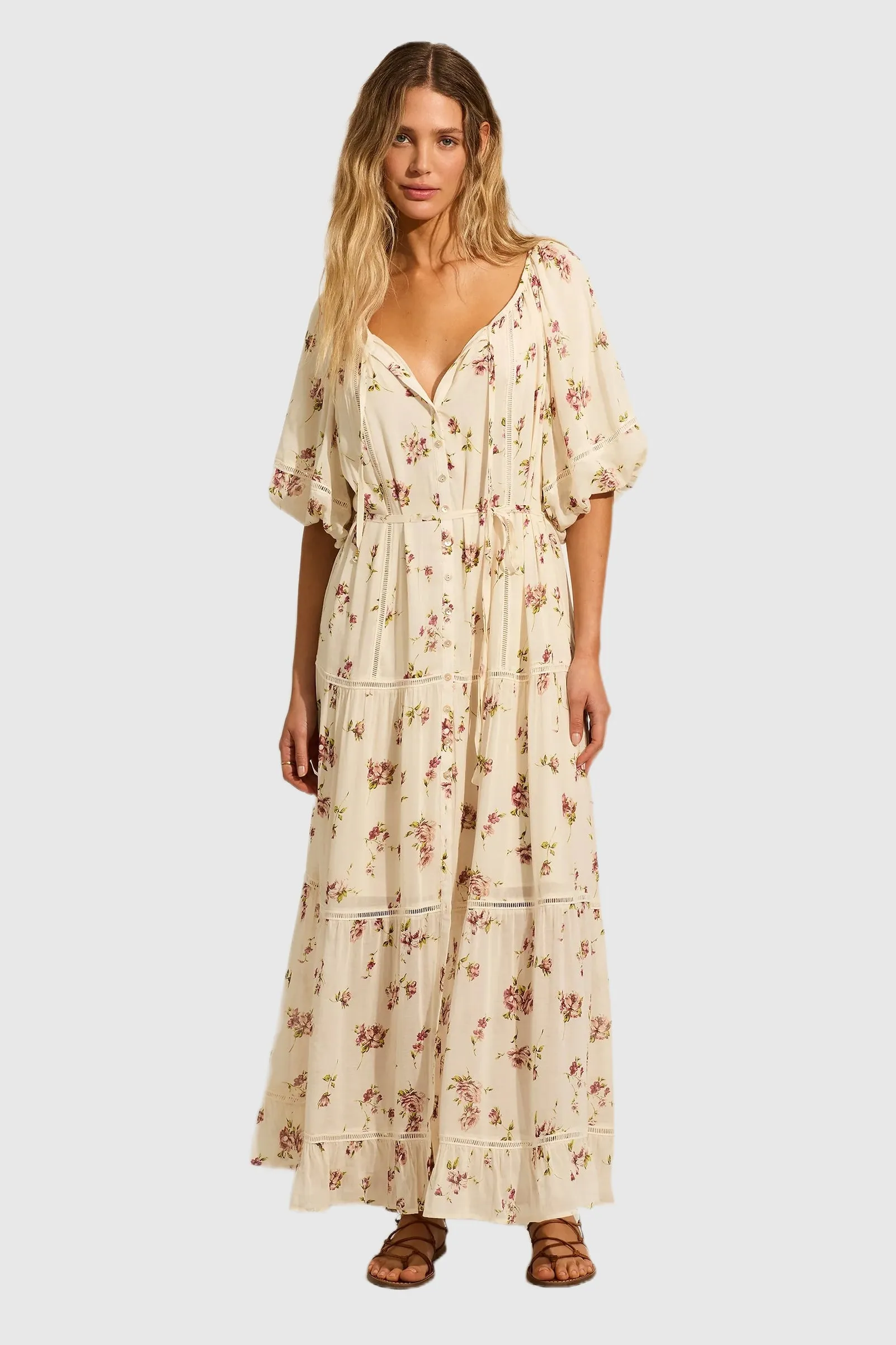 AUGUSTE THE LABEL Womens Alannah Maxi Dress - Ivory