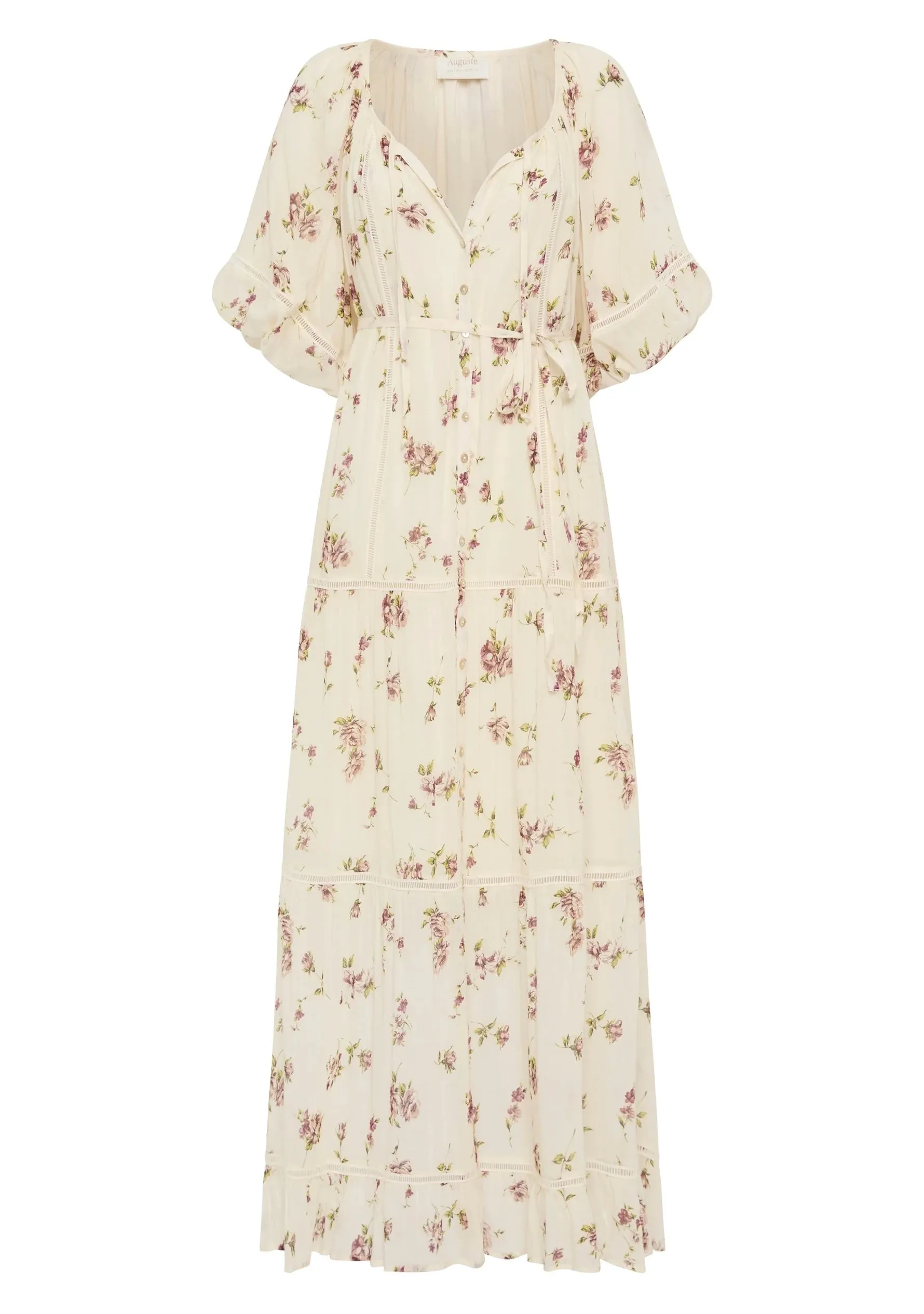 AUGUSTE THE LABEL Womens Alannah Maxi Dress - Ivory
