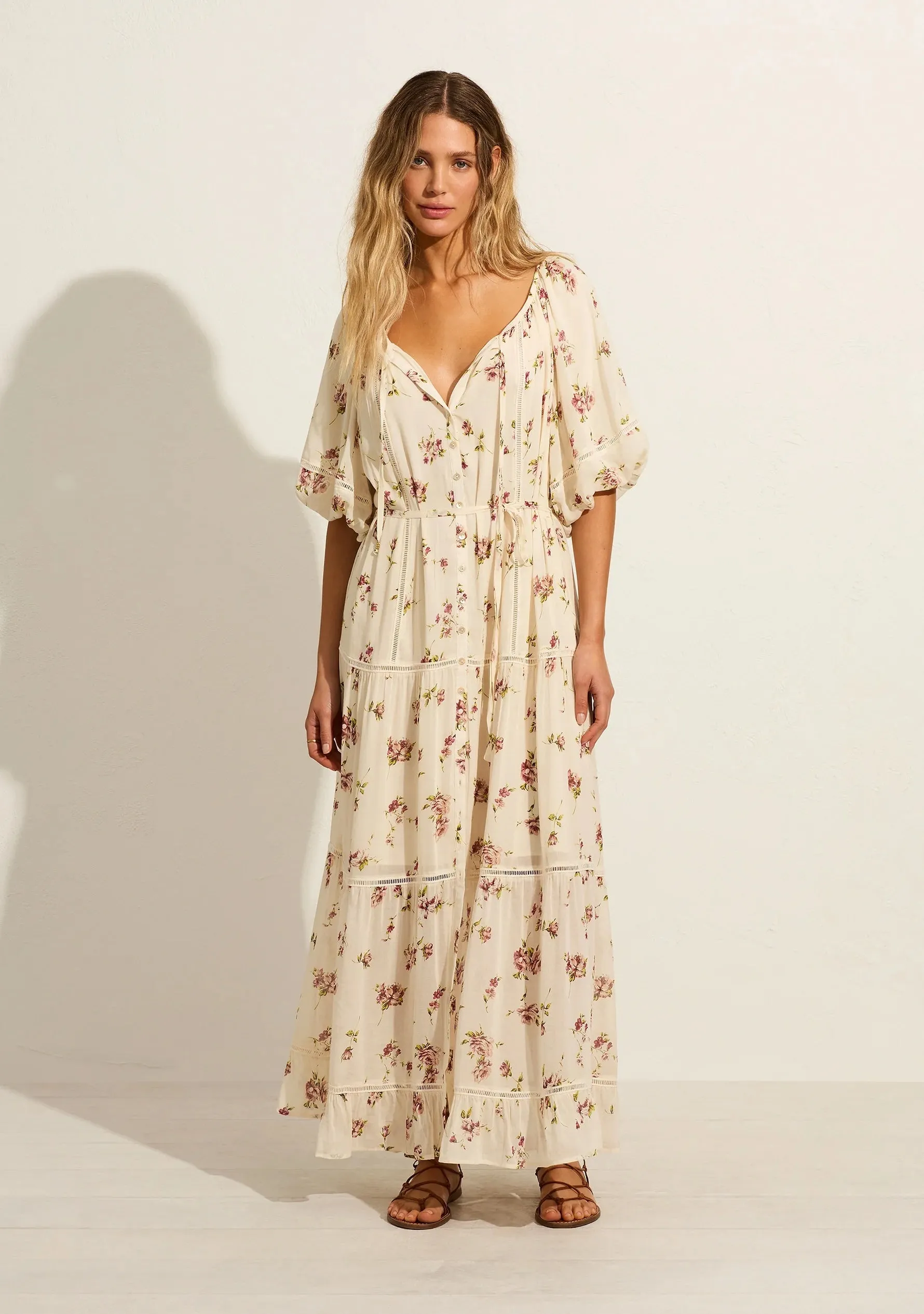 AUGUSTE THE LABEL Womens Alannah Maxi Dress - Ivory