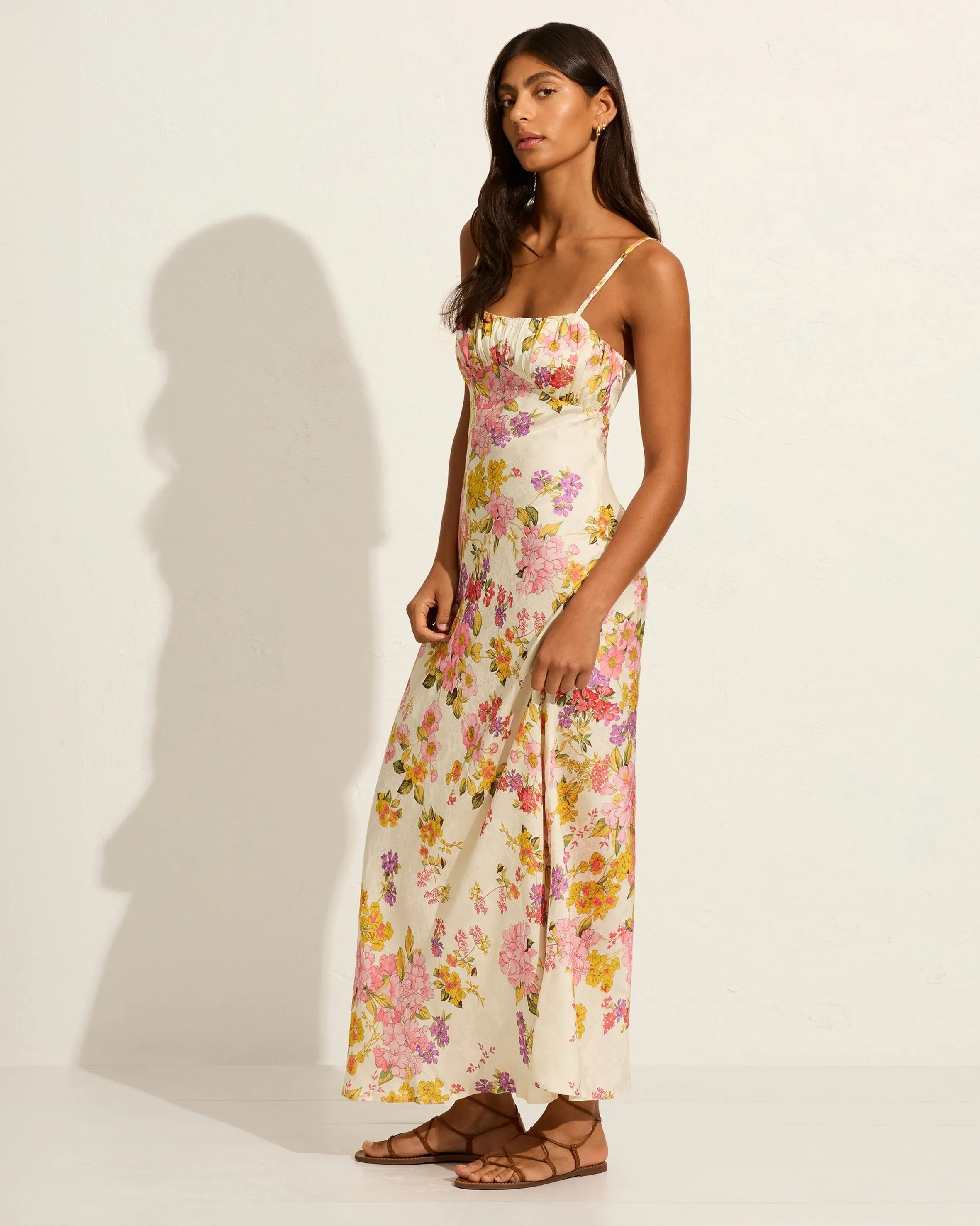 AUGUSTE THE LABEL Womens Lavinia Maxi Dress - Off White