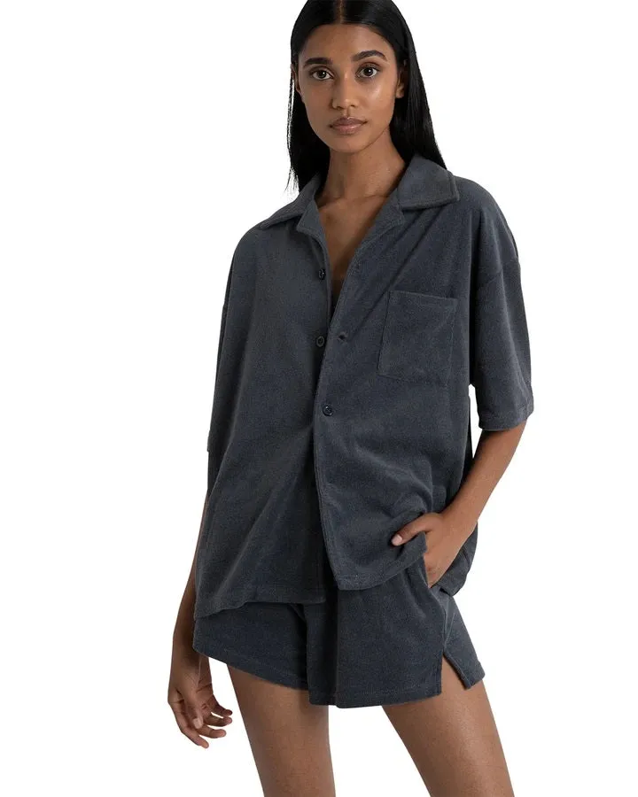 Bayse Brand WOMENS ELLA OVERSIZED SHIRT - BLUE