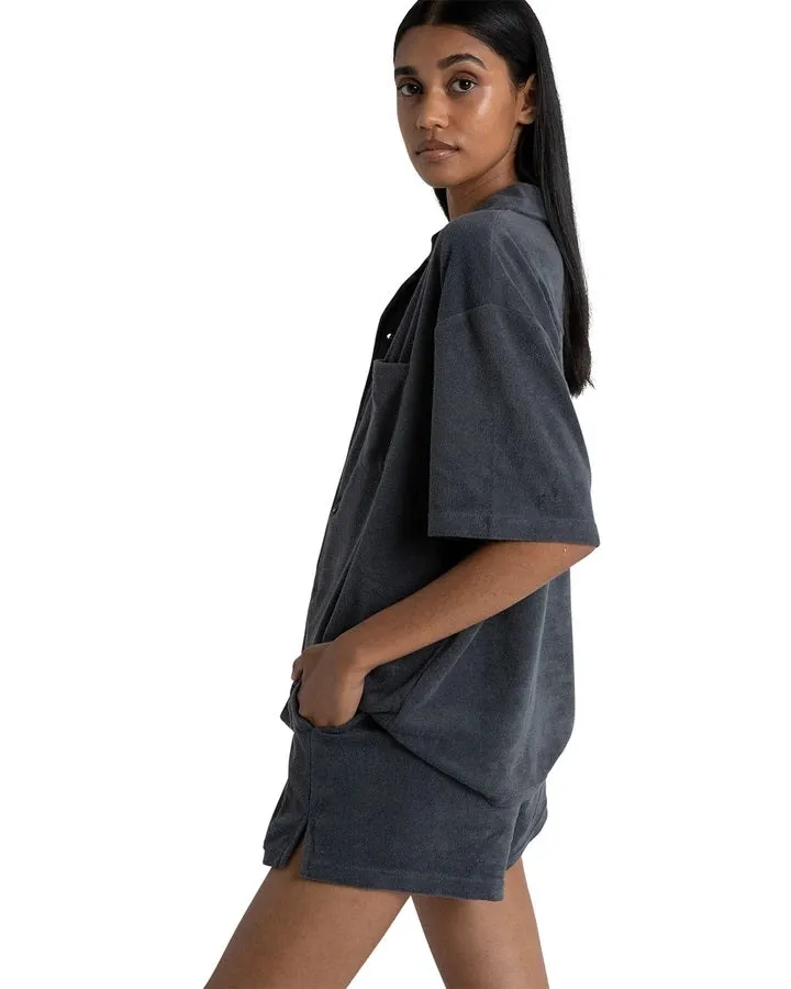 Bayse Brand WOMENS ELLA OVERSIZED SHIRT - BLUE