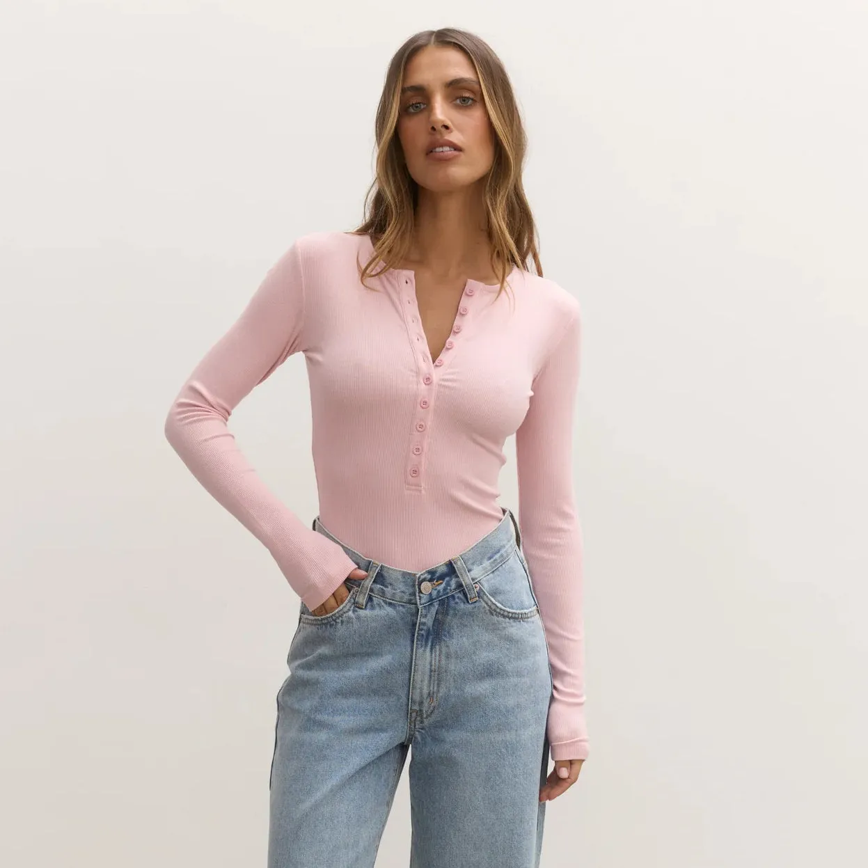 BAYSE BRAND Womens Lara Bodysuit - Blossom