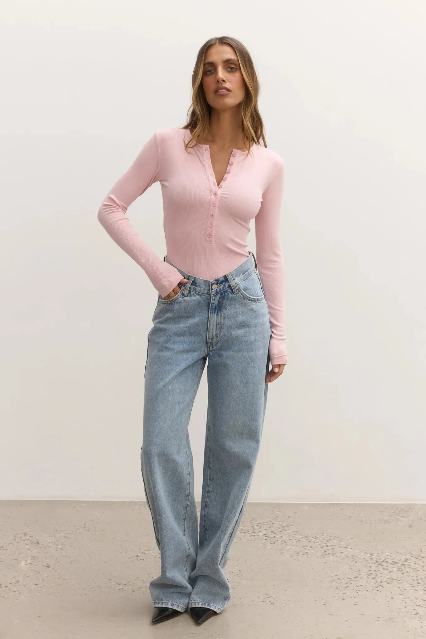 BAYSE BRAND Womens Lara Bodysuit - Blossom