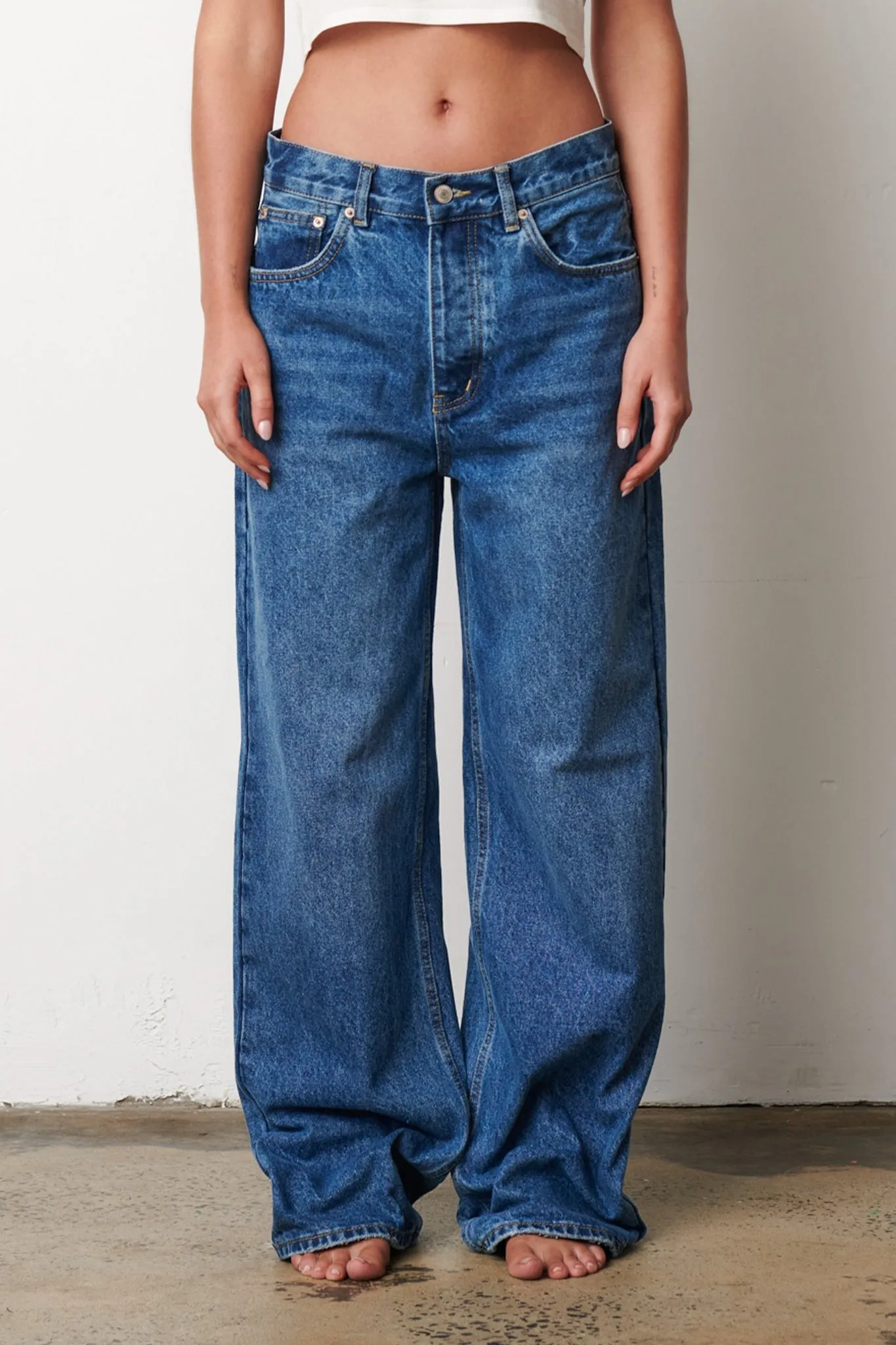 BAYSE BRAND Womens Perry Denim - True Blue