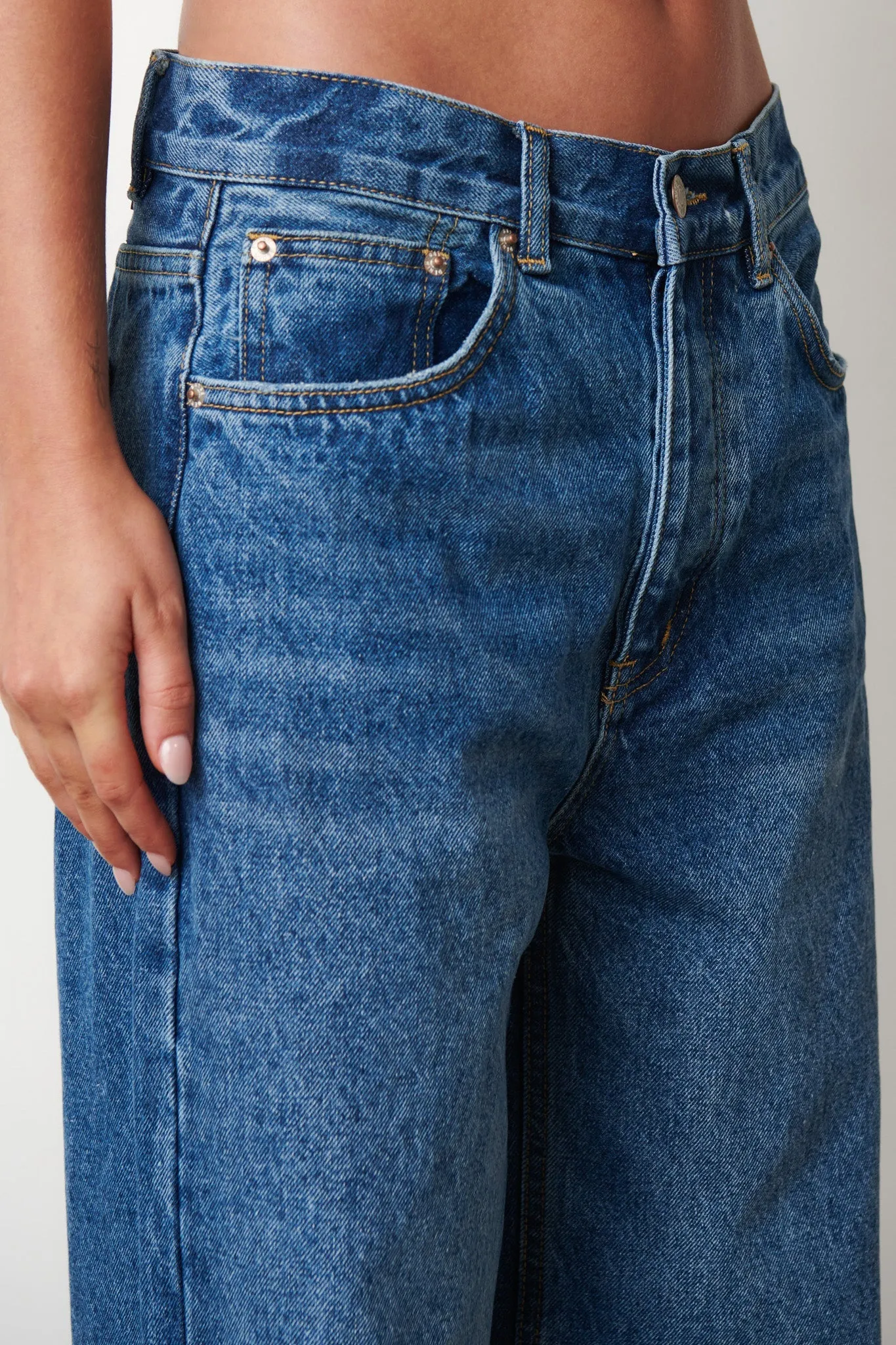 BAYSE BRAND Womens Perry Denim - True Blue