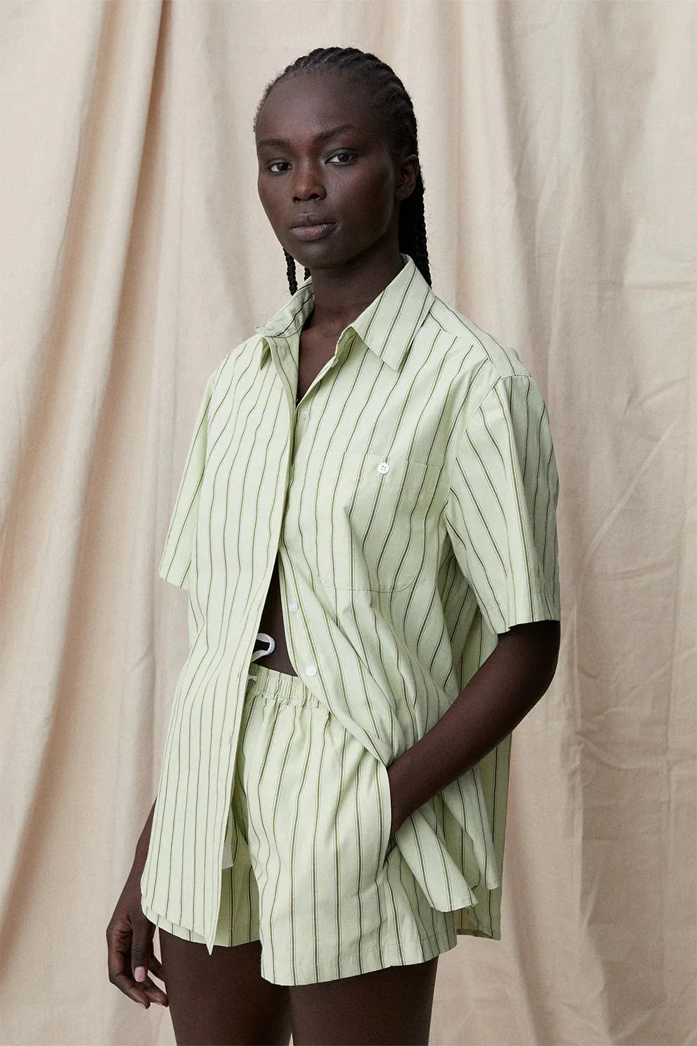 BLANCA Womens Alessia Shirt - Green
