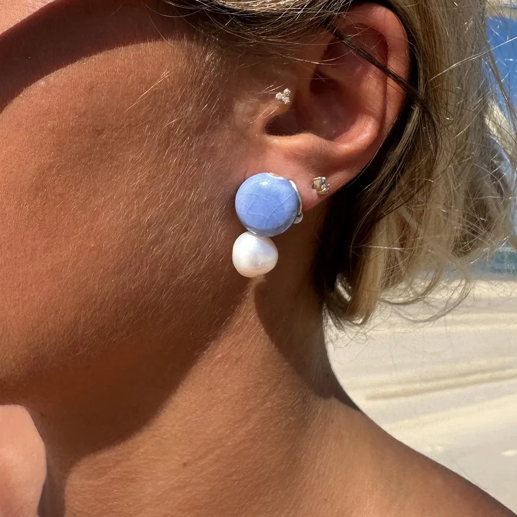 BRIWOK JEWELLERY Womens Nera Earrings - Blue