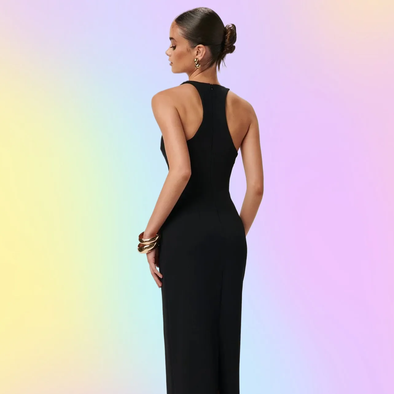 EFFIE KATS Womens Eiza Gown - Black