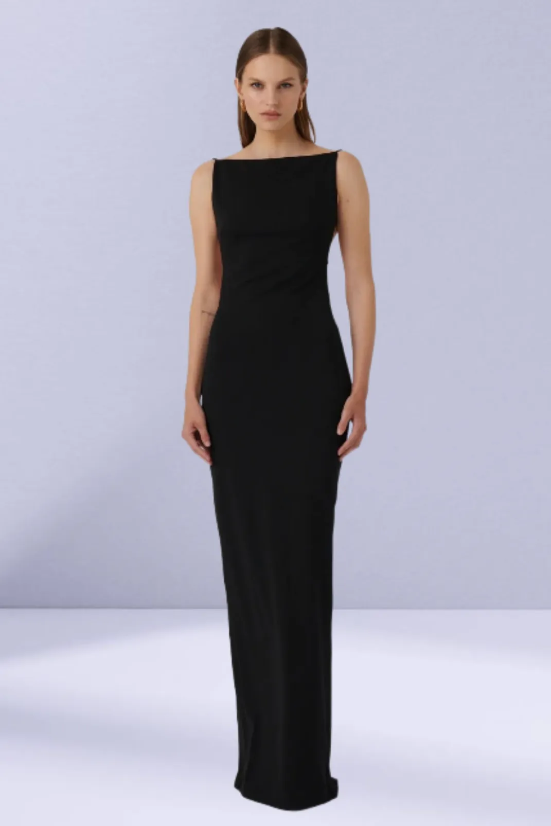 EFFIE KATS Womens Gabbi Gown - Black