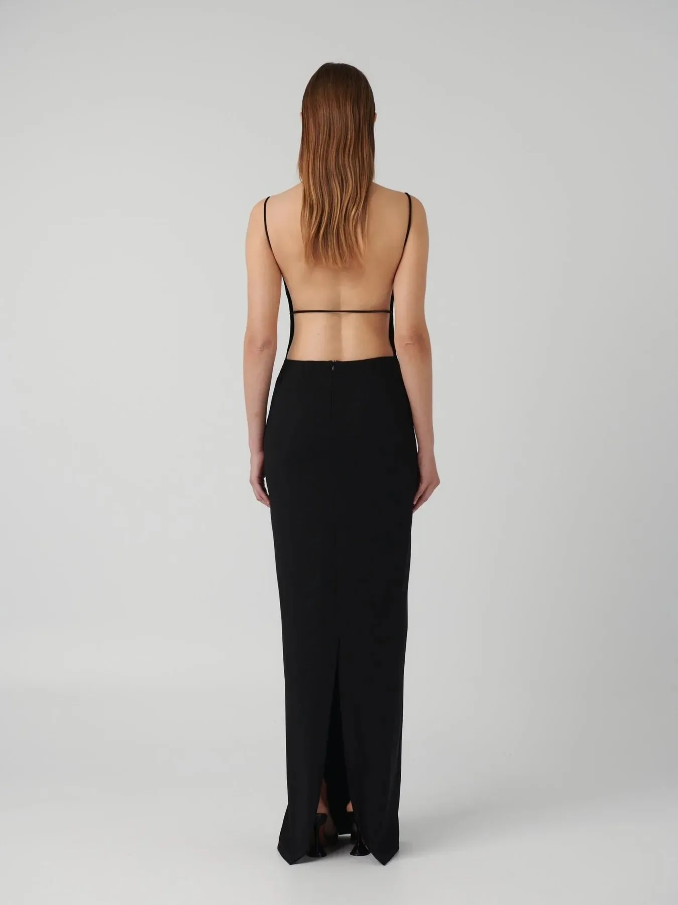 EFFIE KATS Womens Gabbi Gown - Black
