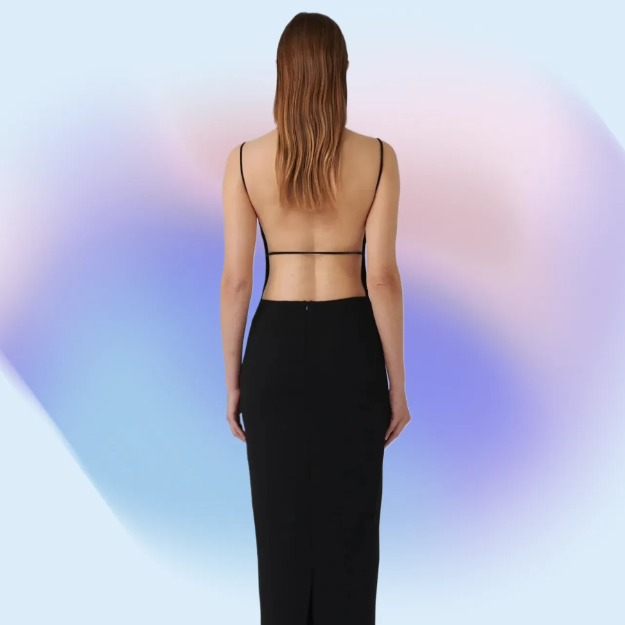 EFFIE KATS Womens Gabbi Gown - Black
