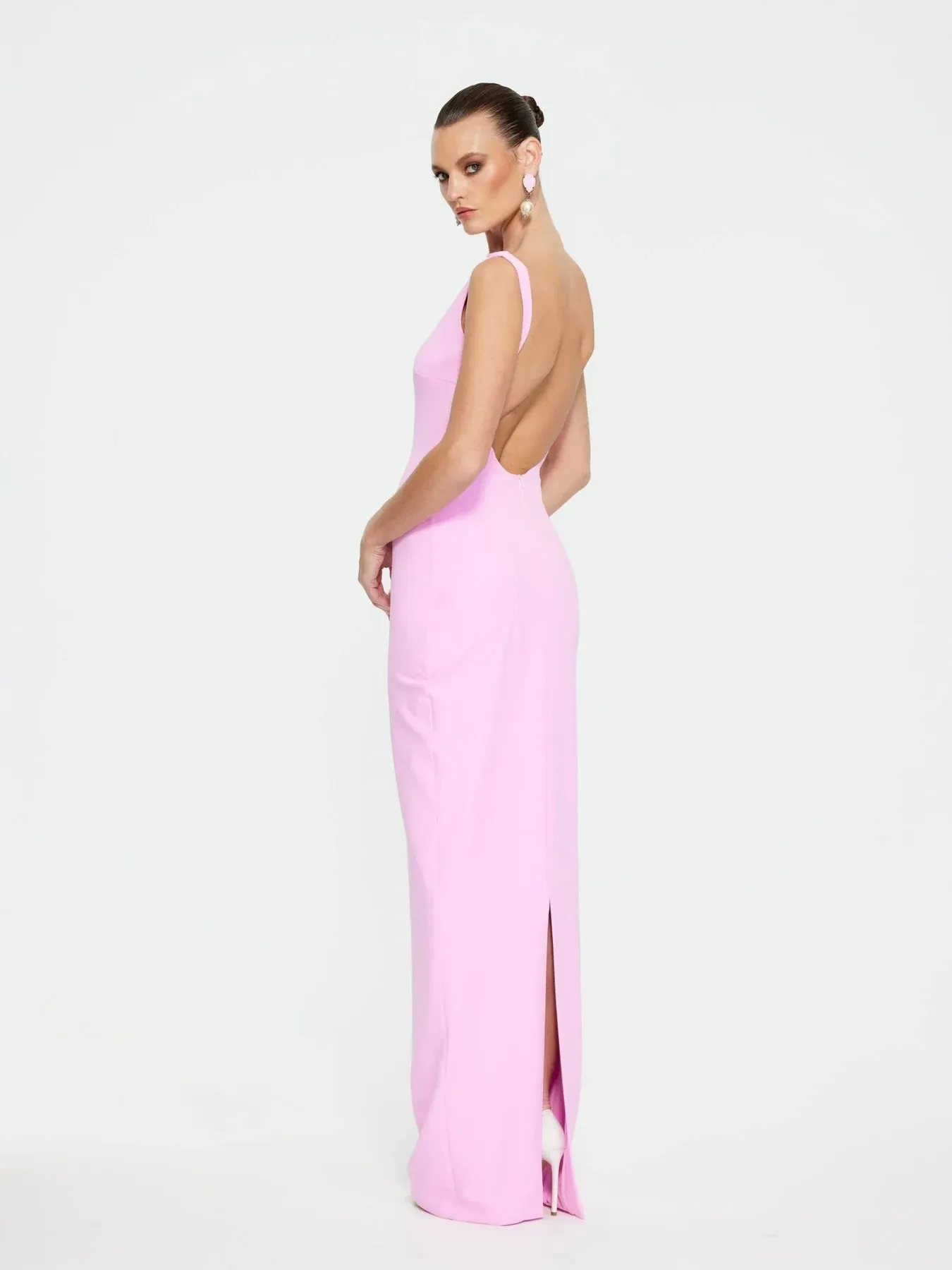 EFFIE KATS Womens Verona Gown - Taffy Pink
