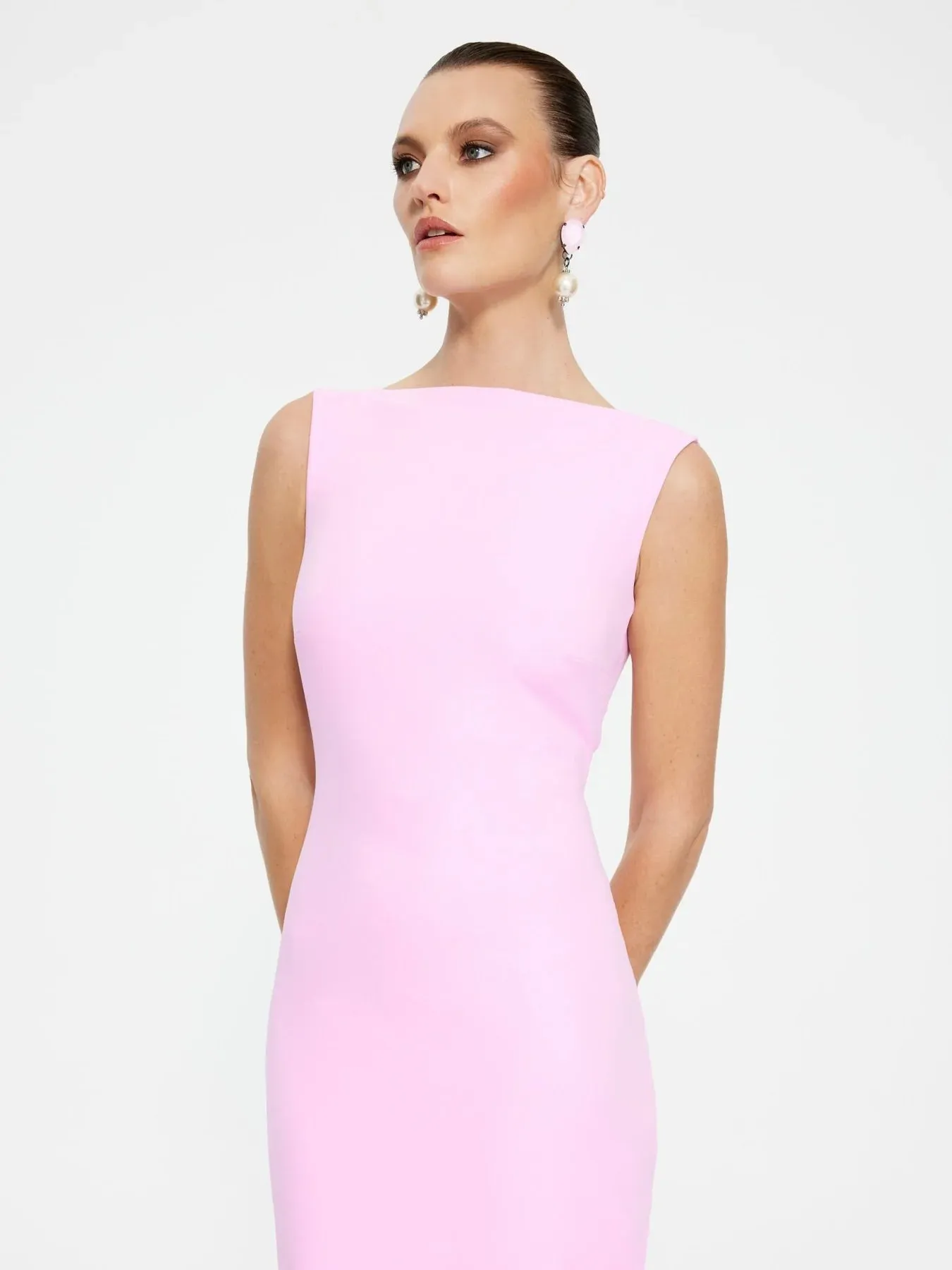 EFFIE KATS Womens Verona Gown - Taffy Pink
