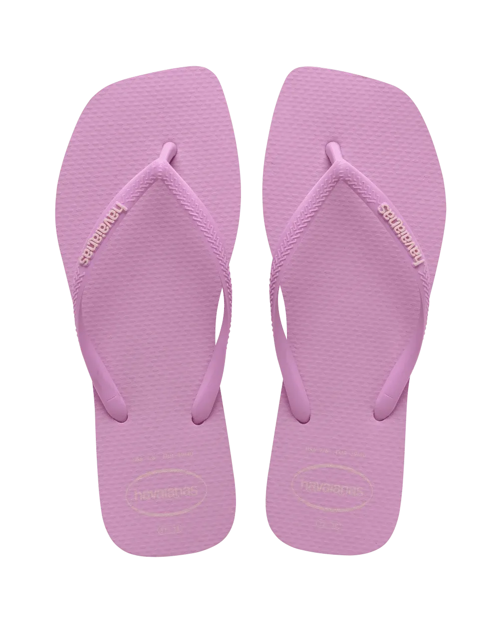 HAVAIANAS Womens Slim Square Toe Thongs – Fresh Lavender