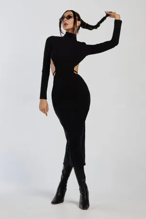 IZI ANGUS X RUNAWAY Womens Valkyrie Dress - Black
