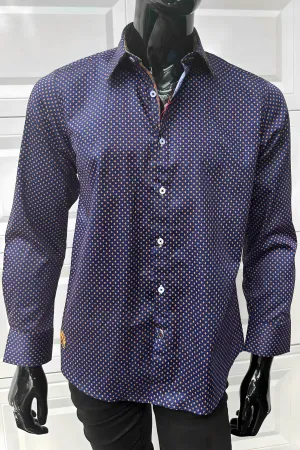 JOHN LENNON Mens Redish Long Sleeve Shirt - Magenta