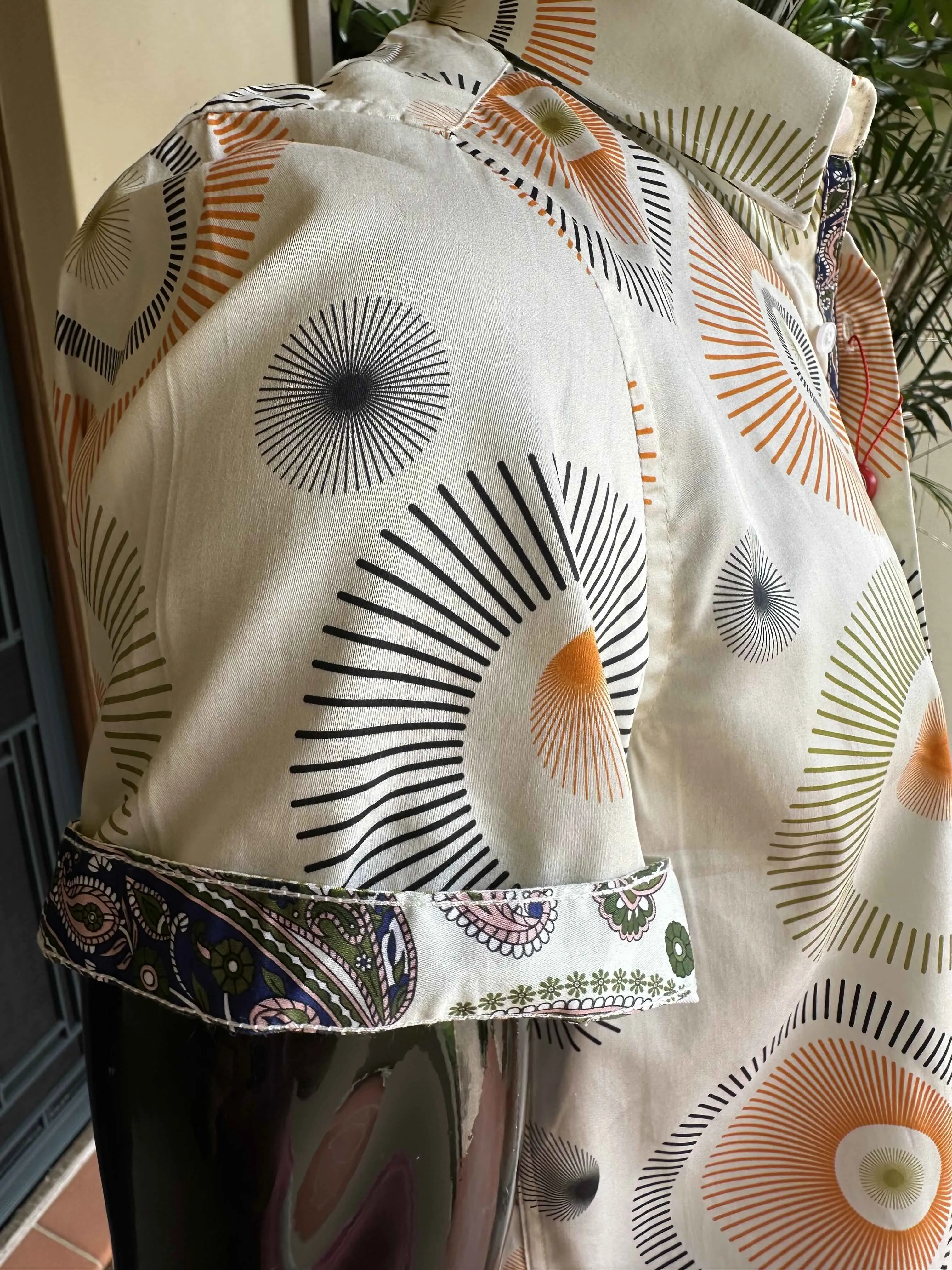 JOHN LENNON Mens St Albans Short Sleeve Shirt - Melon