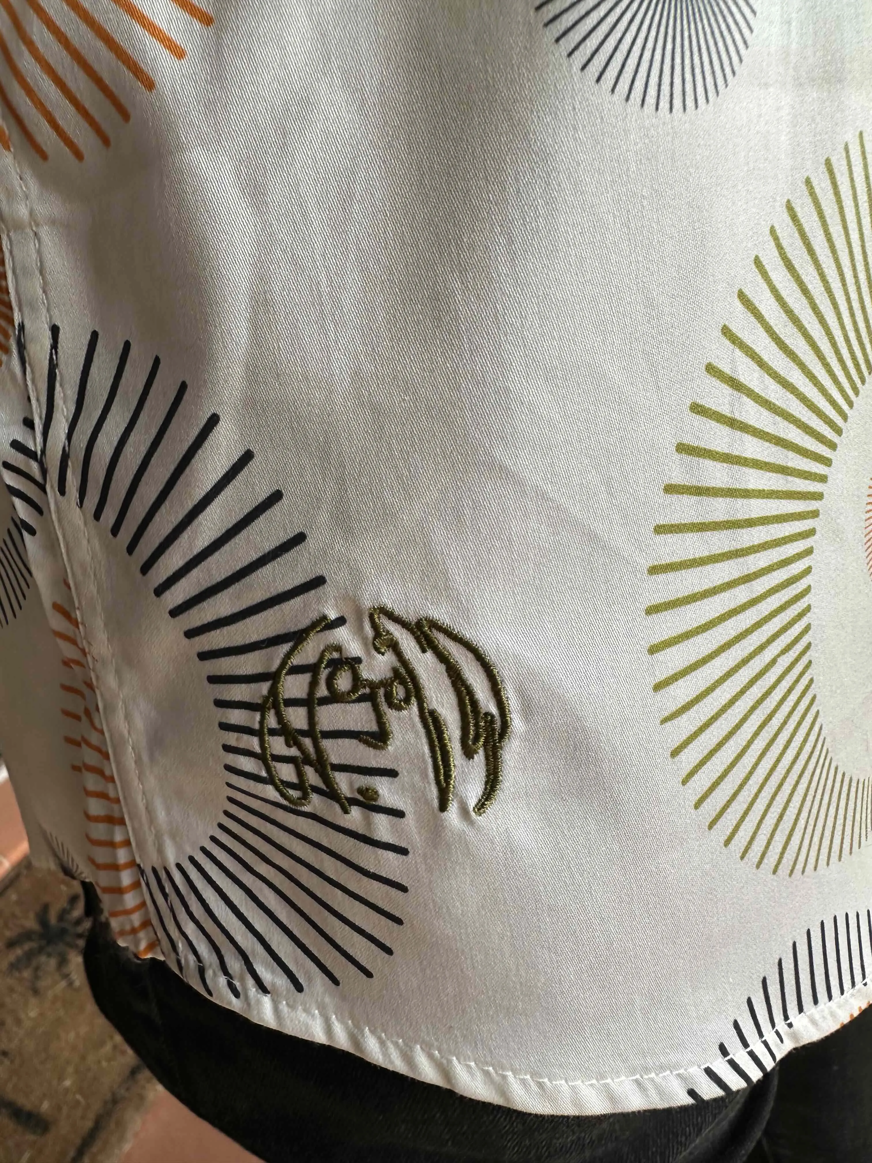 JOHN LENNON Mens St Albans Short Sleeve Shirt - Melon