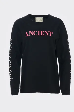 LARA WORTHINGTON x ATOIR Womens 001 Long Sleeve T-Shirt Black