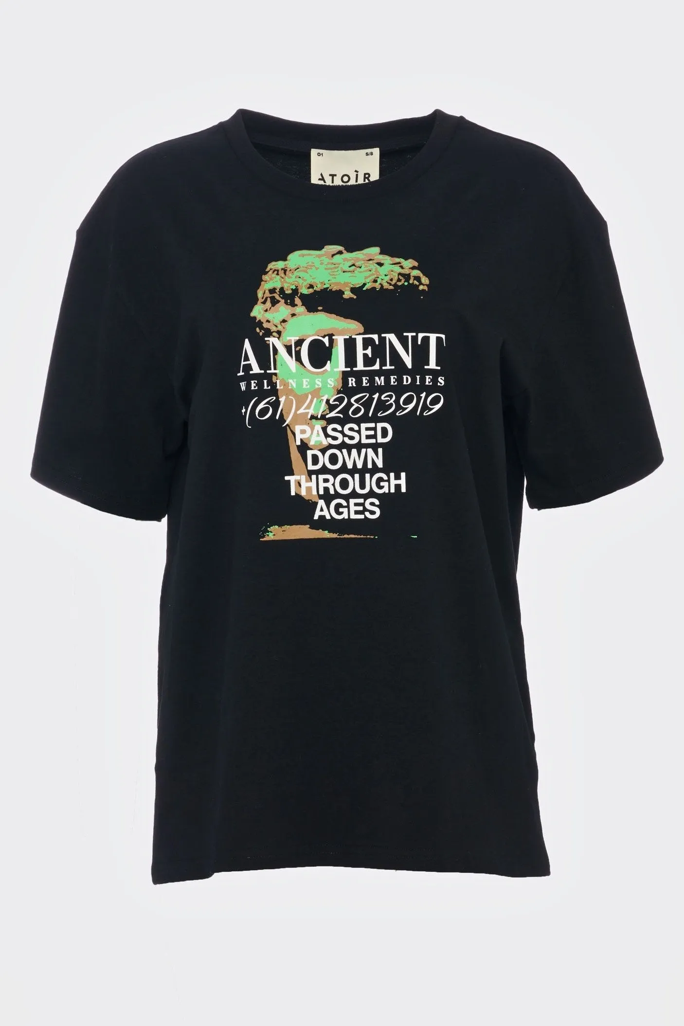 LARA WORTHINGTON x ATOIR Womens 003 T-Shirt Black