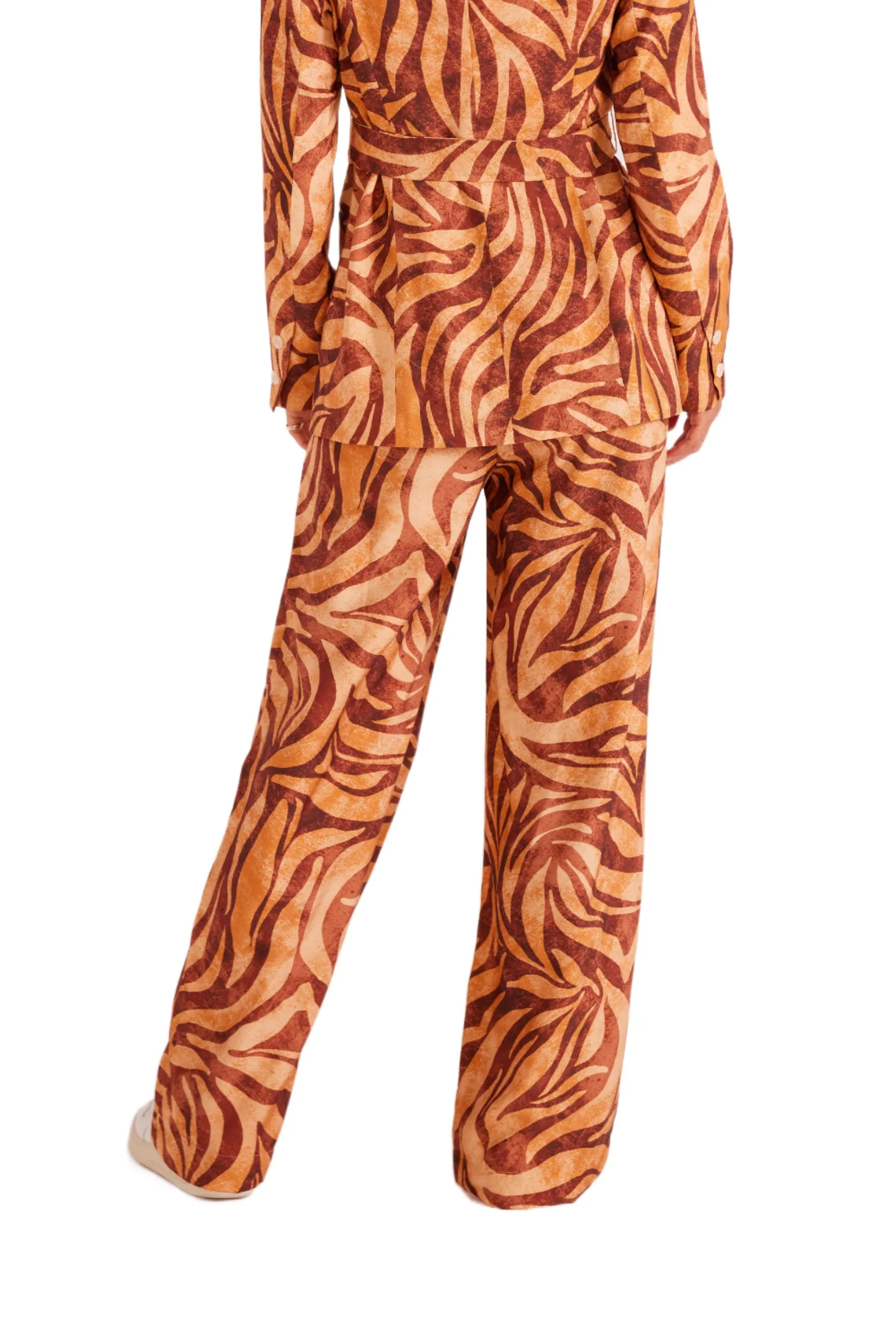 MINKPINK Womens Goldie Wide Leg Pants - Animal Print
