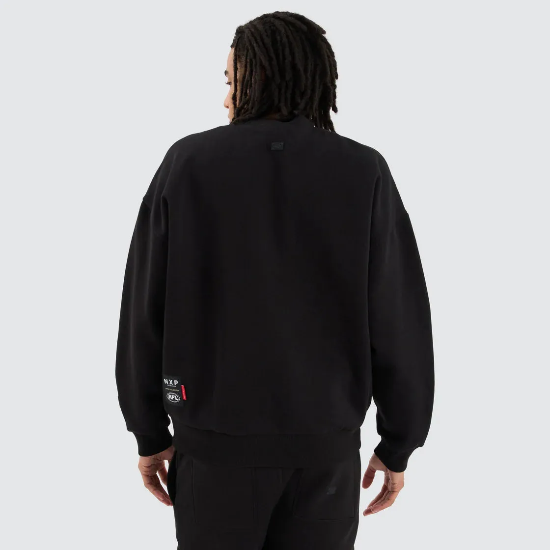 NXP x AFL Carlton Blues Box Fit Sweater - Jet Black