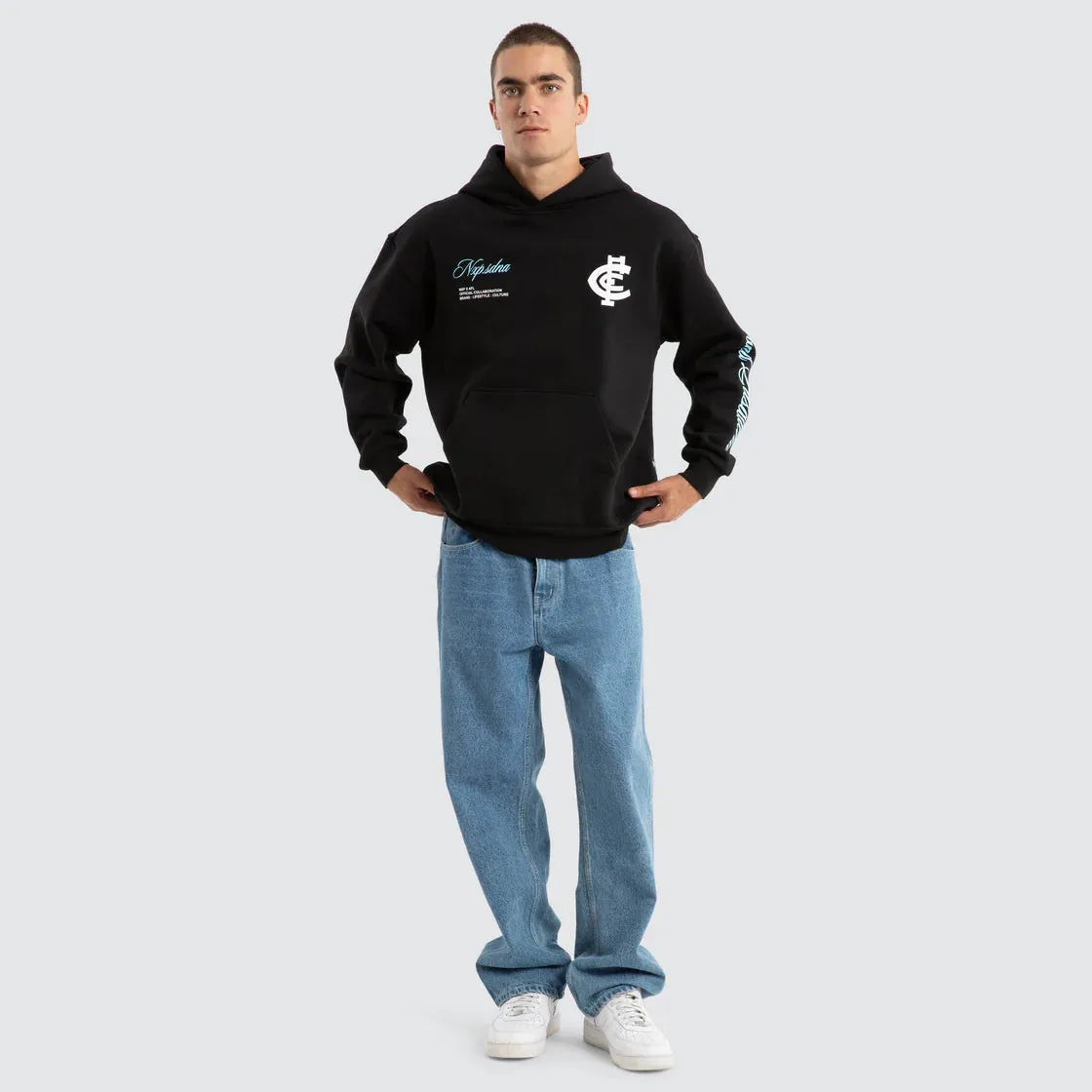 NXP x AFL Carlton Blues Season Hoodie - Jet Black