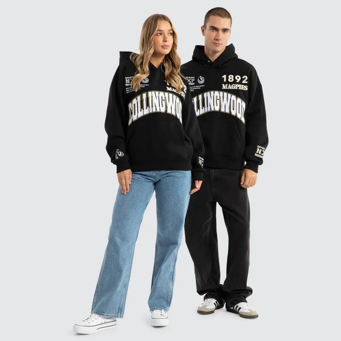 NXP x AFL Collingwood Magpies Academy Hoodie - Jet Black