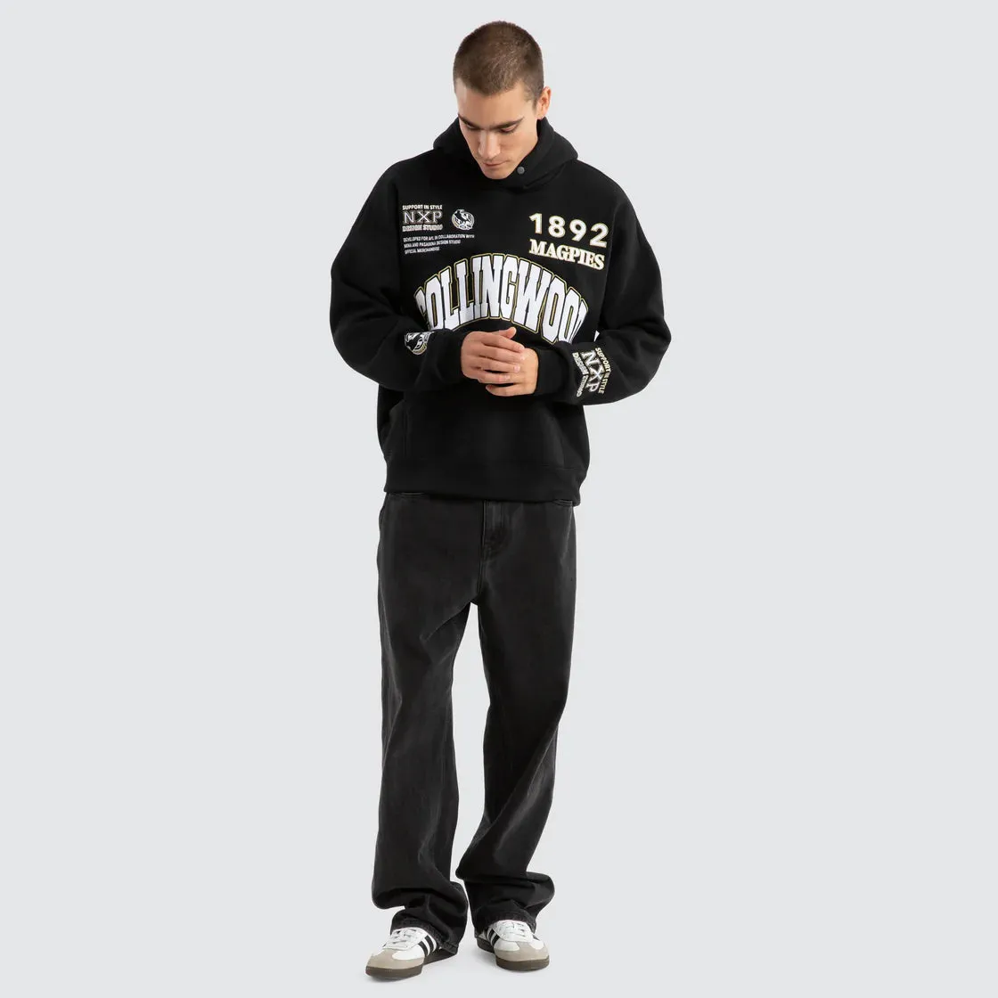 NXP x AFL Collingwood Magpies Academy Hoodie - Jet Black