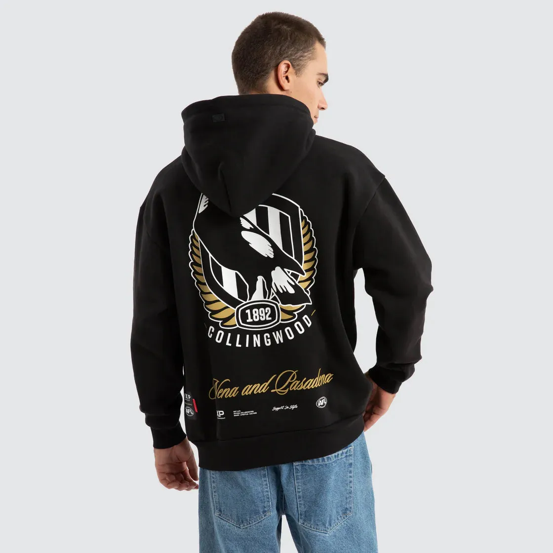 NXP x AFL Collingwood Magpies Season Hoodie - Jet Black
