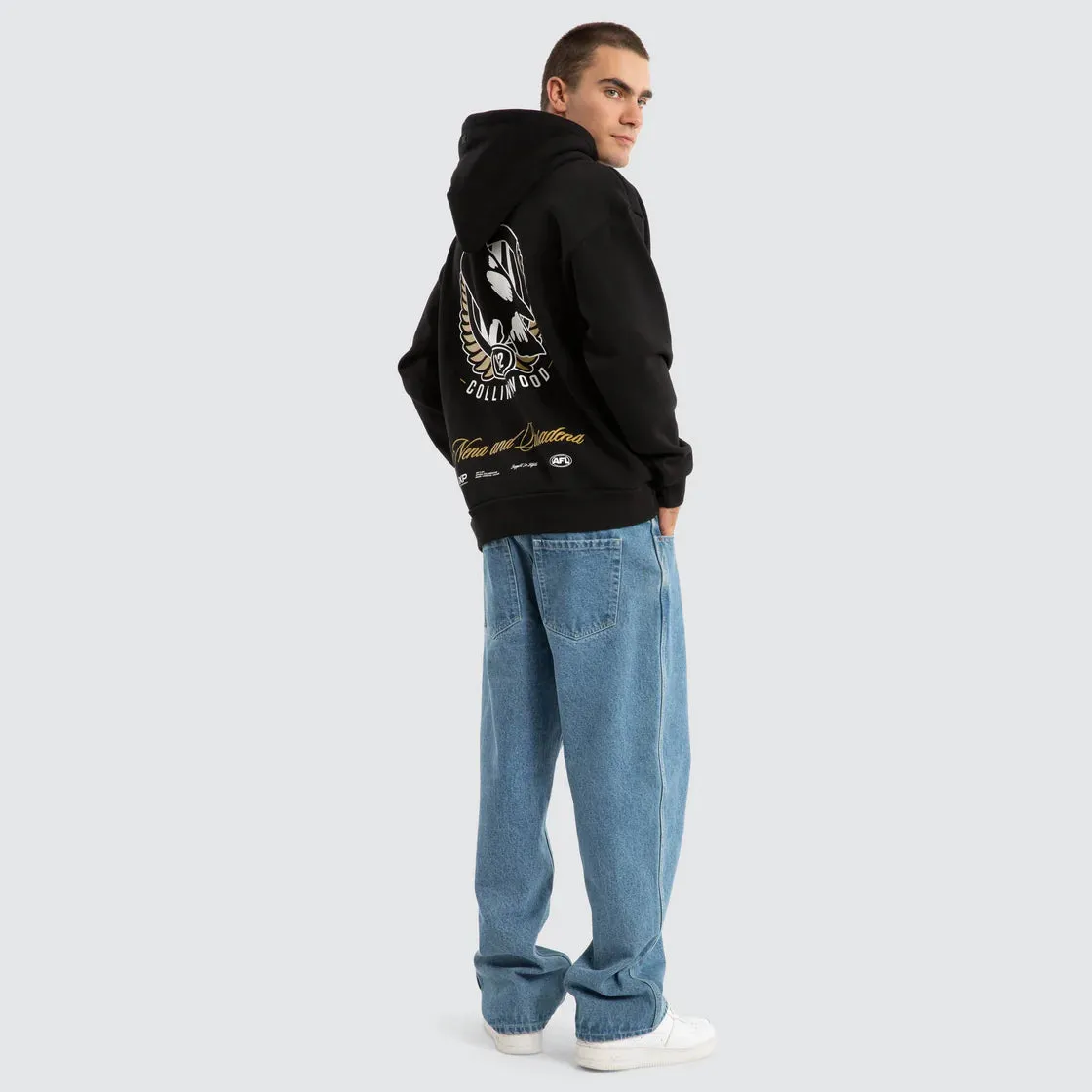 NXP x AFL Collingwood Magpies Season Hoodie - Jet Black