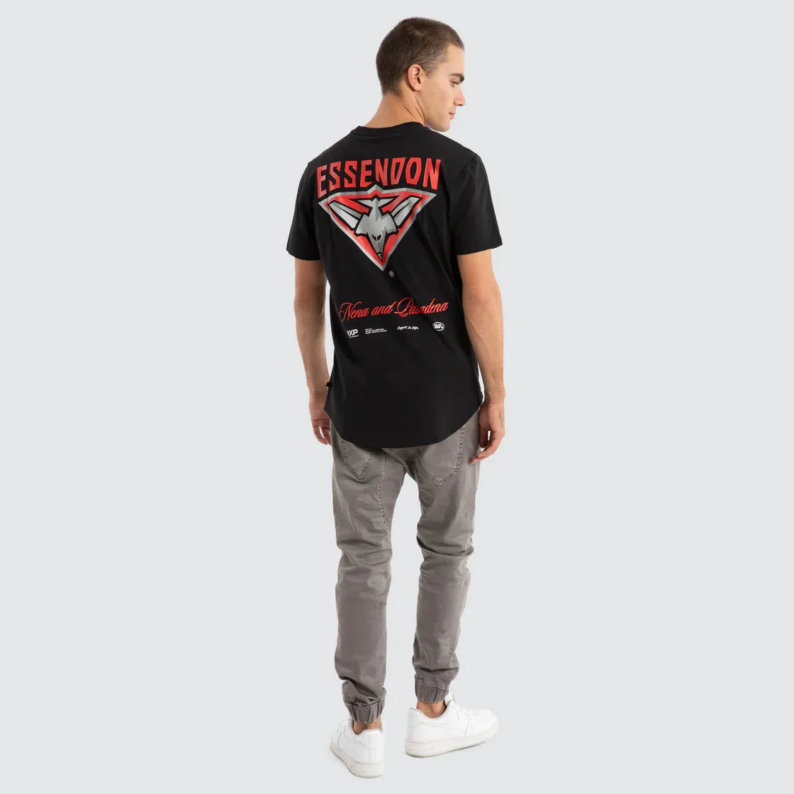 NXP x AFL Essendon Bombers Prime Tee - Jet Black