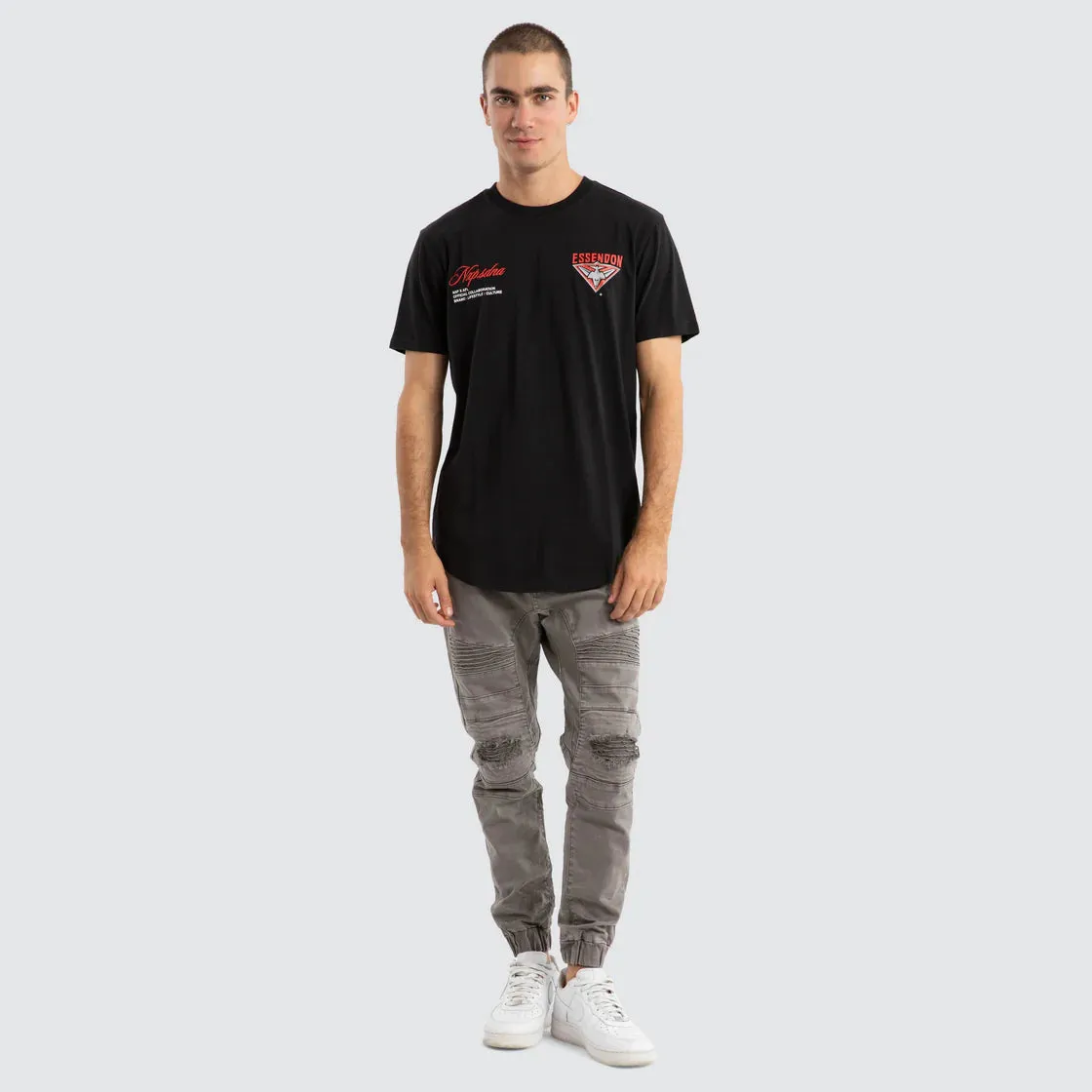 NXP x AFL Essendon Bombers Prime Tee - Jet Black