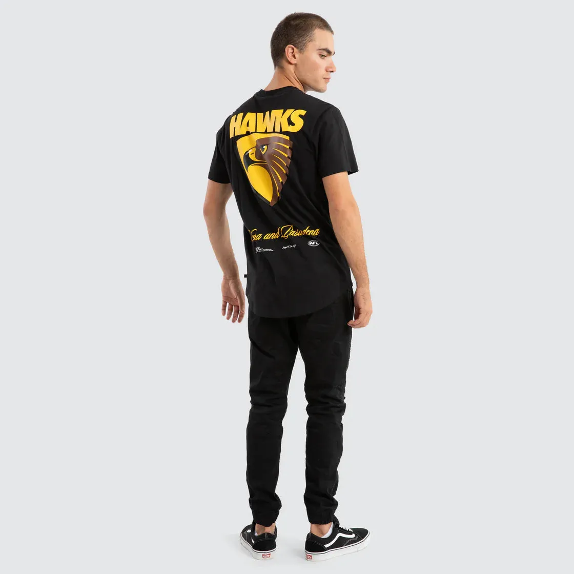NXP x AFL Hawthorn Hawks Prime Tee - Jet Black