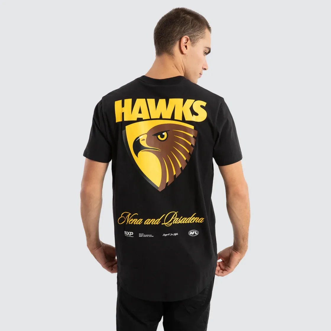 NXP x AFL Hawthorn Hawks Prime Tee - Jet Black