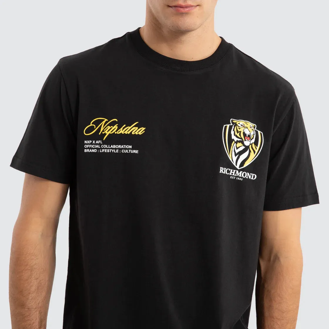 NXP x AFL Richmond Tigers Prime Tee - Jet Black