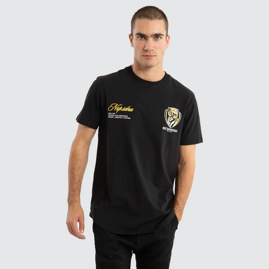 NXP x AFL Richmond Tigers Prime Tee - Jet Black