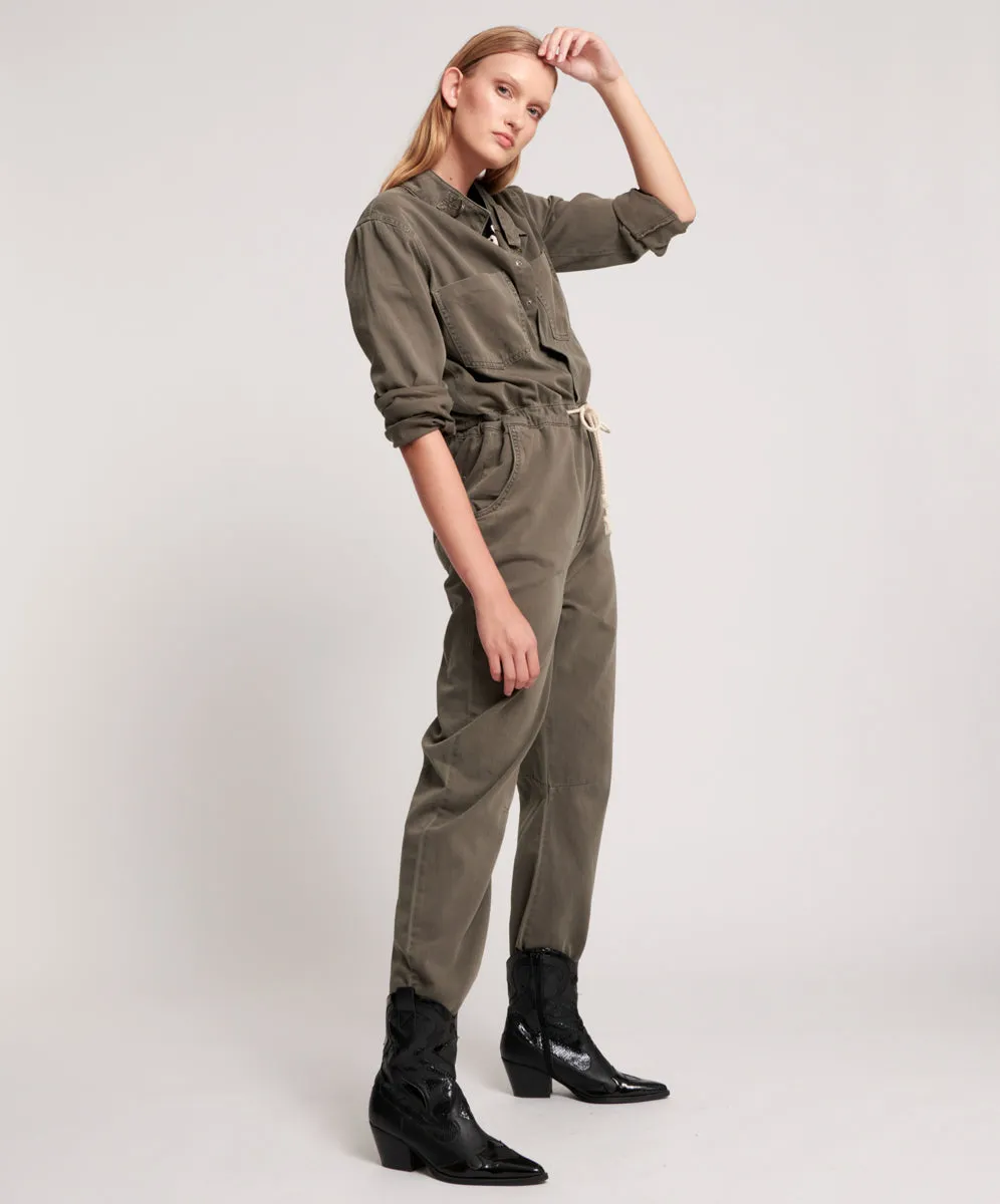 OneTeaspoon WOMENS DARK KHAKI STARSHIP JUMPSUIT
