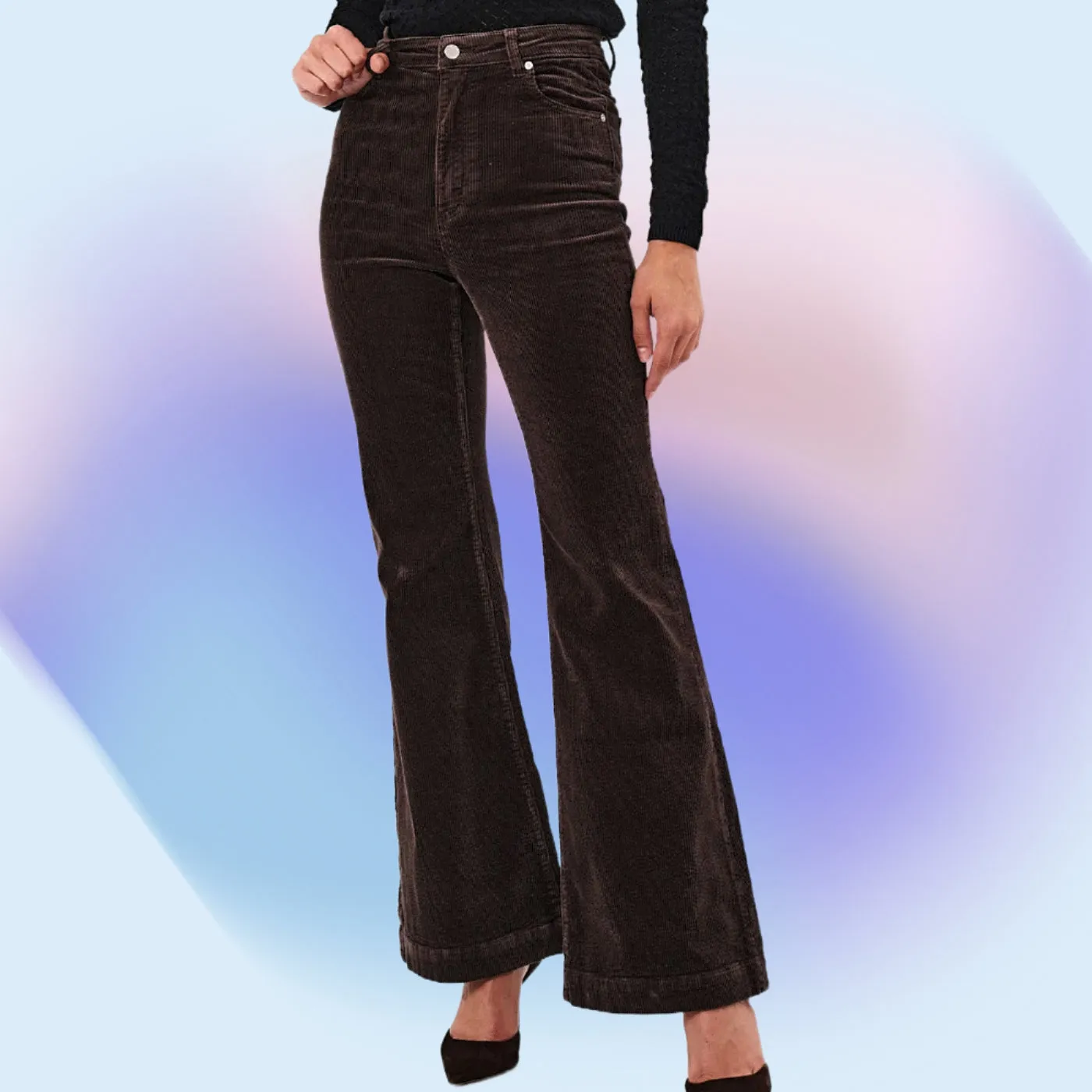 ROLLAS Womens Eastcoast Flare Cords - Elm