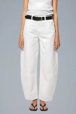 ROLLAS Womens Gigi Barrel Jeans - Vintage White