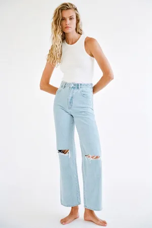 ROLLAS Womens Heidi Jean - Holiday Blue Organic