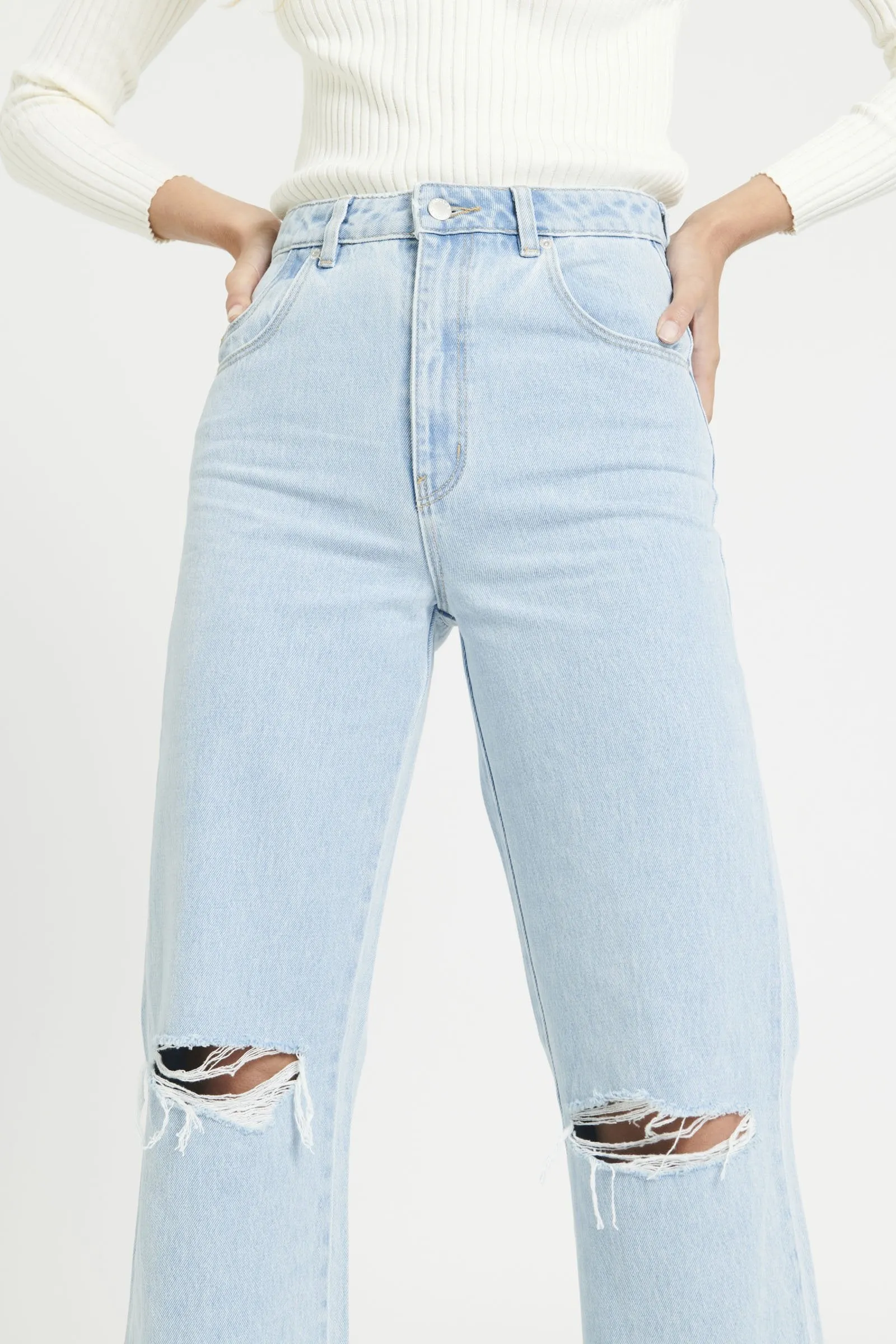 ROLLAS Womens Heidi Jean - Holiday Blue Organic