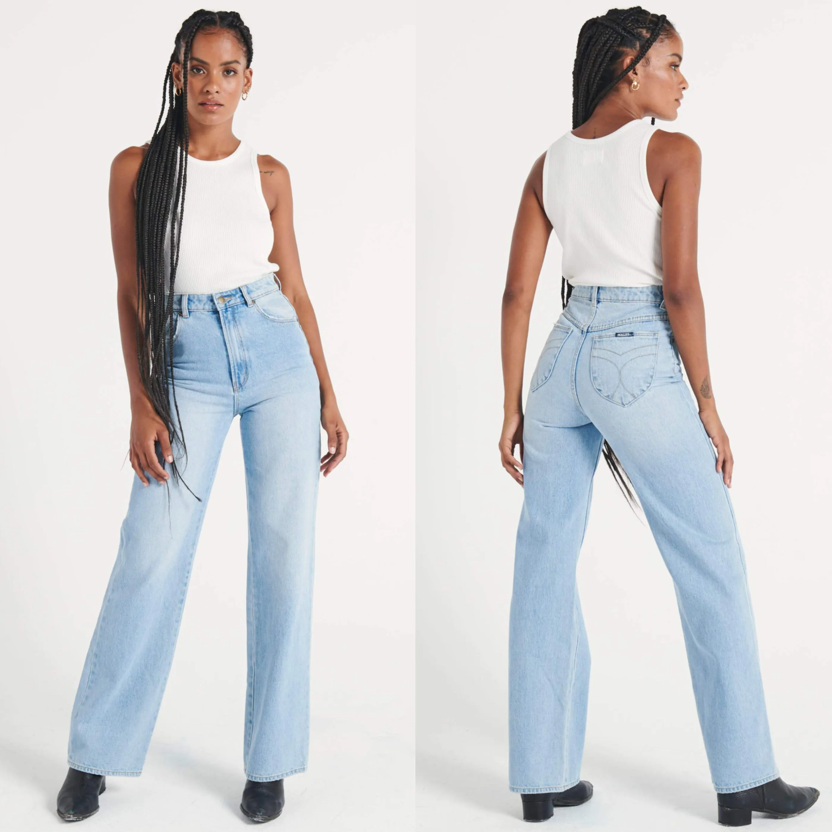 ROLLAS Womens Heidi Jean - Old Stone