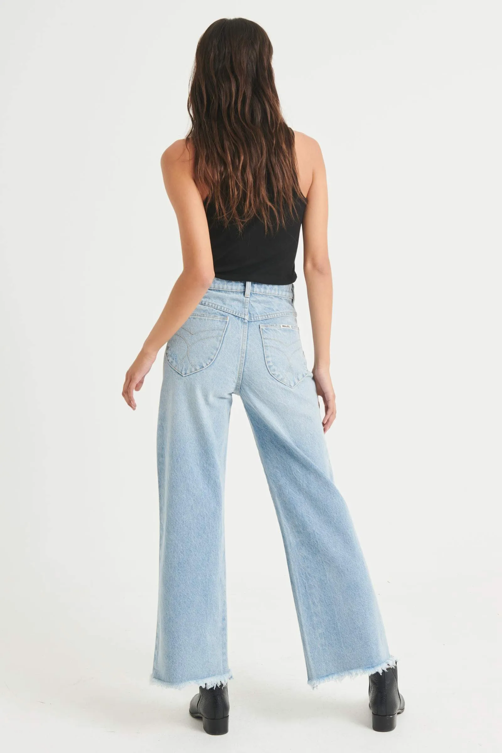 Rollas WOMENS SAILOR JEAN - CITY BLEACH