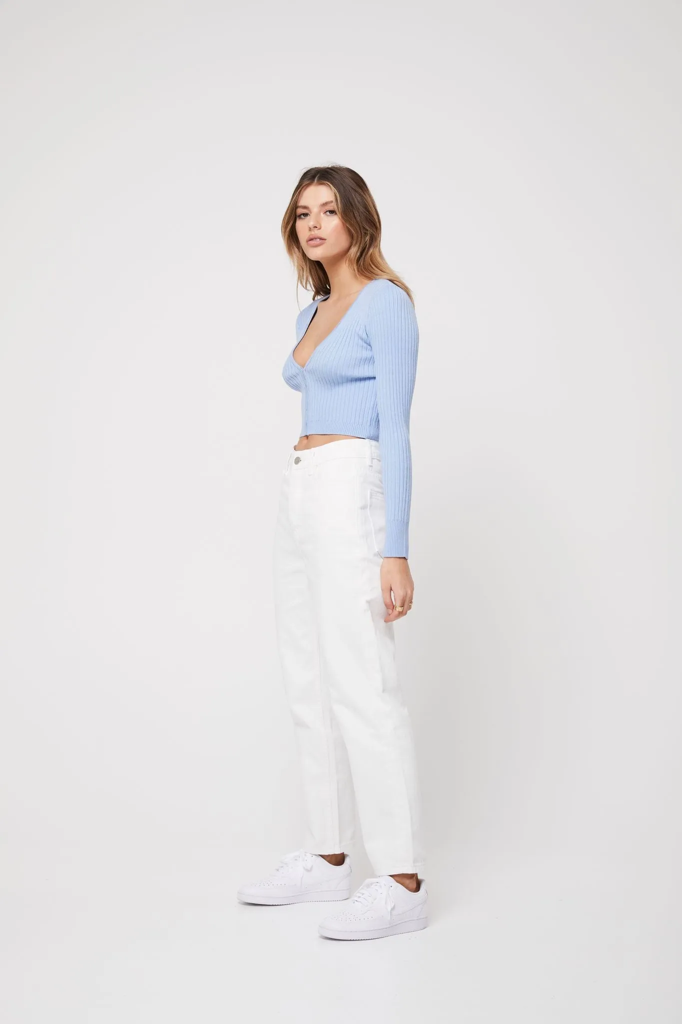 Rozalia Russian x Atoir WOMENS THE DAY CARDIGAN - BABY BLUE