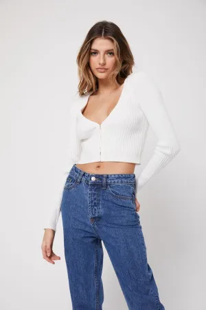 Rozalia Russian x Atoir WOMENS THE DAY CARDIGAN - WHITE