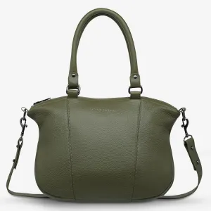 STATUS ANXIETY Womens Eyes To The Wind Leather Bag - Khaki